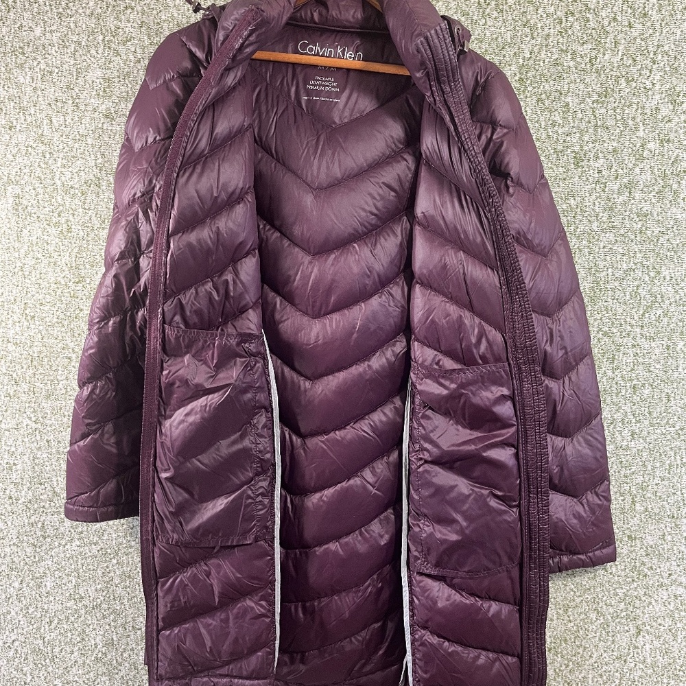Calvin Klein Puffer Down Jacket Medium Purple - image 7